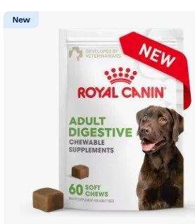 Bag of Royal Canin Adult Digestive soft chews